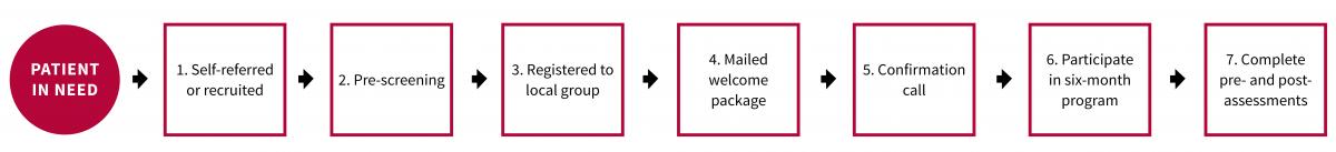 Women@Heart Program Process Flowchart