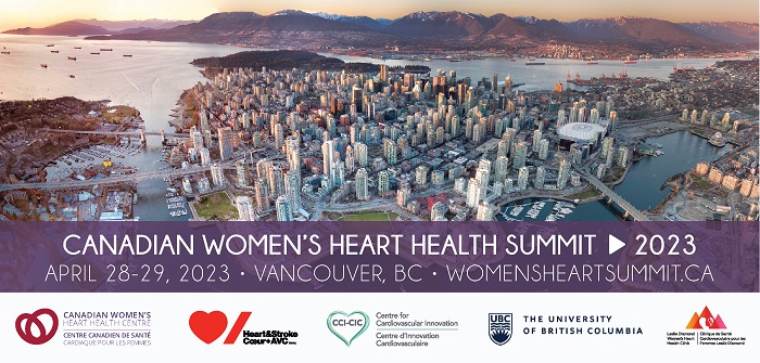 2023 Canadian Women's Heart Health Summit Promotional Banner